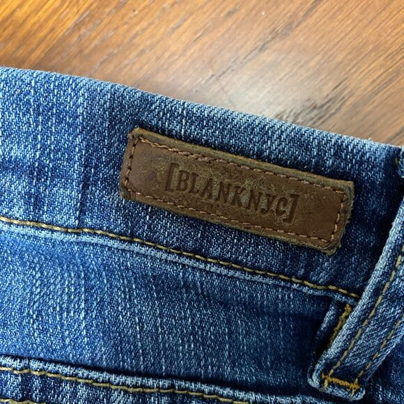 Blank NYC Womens sz 26 Low Rise Skinny Jeans Blue Medium Wash Style 36U-7001 - Picture 10 of 13
